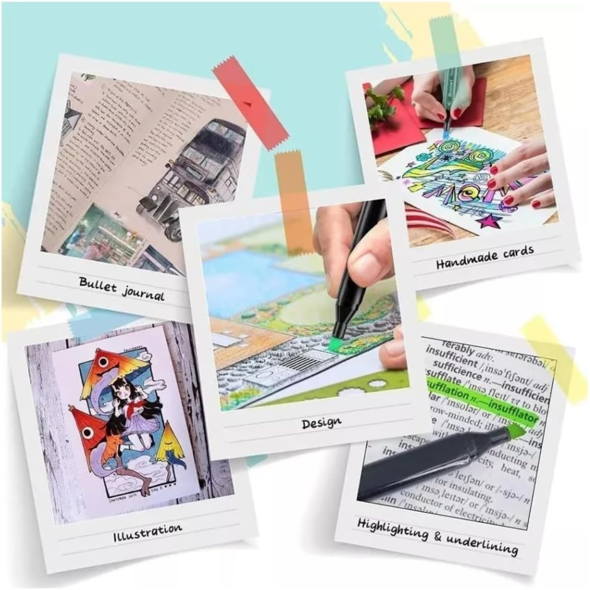 Miniatura 4 de Set de marcadores 80 pcs pd-60